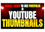 design high CTR youtube thumbnails that get more views